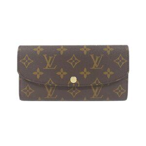 Louis Vuitton Monogram Portefeuille Emily Wallet Marron